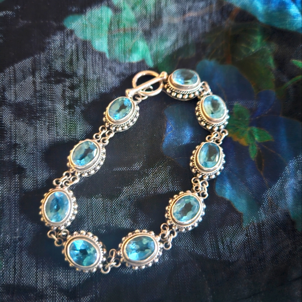Blue Topaz Bracelet